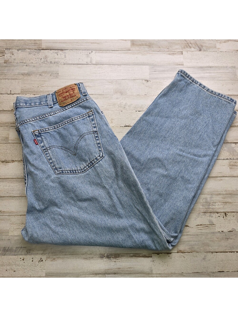 Levi’s 560 Comfort Fit Tapered Jeans Blue Men’s Size 42x32 (Fits 40x30.5)